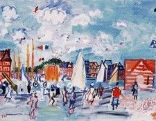 Dufy Yacht club, 1931, Barnes foundation. , 