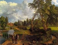 CONSTABLE - FLATFORD MILL, 1817, OIL ON CANVAS.  