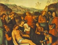 Perugino The Mourning of the Dead Christ (Deposition), 1495,. ���������, ������