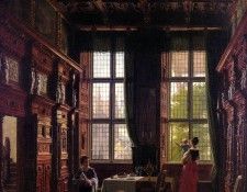 Heinrich Hansen Interior Lubeck 1873. , 