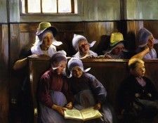 In the Church at Volendam, 1892. ����, ��������