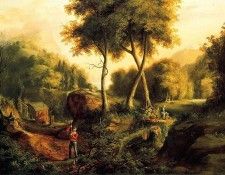 Cole Thomas Landscape 1825. ����, �����