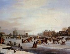 Vliet van Klaas Races with snow sledges Sun. , 