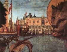 Carpaccio The Lion of St Mark detail1. , 