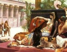 Cleopatra Testing Poisons on Condemned Prisoners 1897. , 