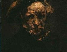 Rembrandt Selfportrait, study, 1660, Musee Granet Aix-en-Pro.    