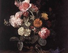 AELST Willem Van Vase Of Flowers With Watch. Aelst, ������ ���