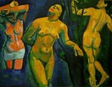Derain Bathers 1907 132.1 x 194.8 cm. �����, ����� ����