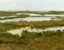 Bierstadt Albert A River Estuary. , 