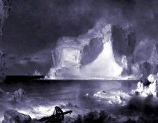 hudson rv sc csg009 the icebergs-frederic church 1861. ,  E