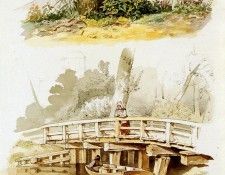 Huysmans Constantinus Landscape studies Sun.  