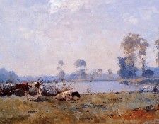 Vreedenburgh Cornelis View On The Ijssel Near Hattem Sun. Vreedenburgh, ��������