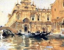Sargent John Singer Rio dei Mendicanti. ,  