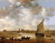 Goyen van Jan View on Leiden Sun . ,  