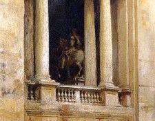 Sargent John Singer A Window in the Vatican. ,  