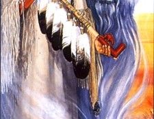 lrs Asenath Wht Buffalo Calf Woman. , Wht