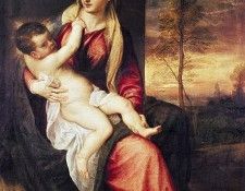     [Virgin with Child at Sunset] 1560.  ( )