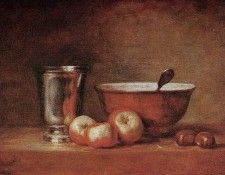 Chardin Jean Baptiste The silver cup. , - 
