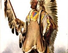 Tna 0004 Mato-Tope Mandan Chief KarlBodmer, 1833 sqs. ������, ����