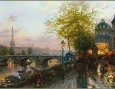 pa ThomasKinkade 08 Paris EiffelTower. ������� �����