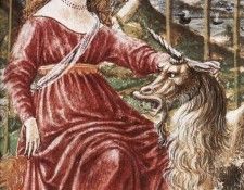 FRANCESCO DI GIORGIO MARTINI Chasity With The Unicorn.    