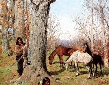 SDC 20 Henry Farny The Boys Breakfast 1904. , HF