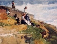 Homer Winslow On the Cliff. , 