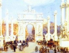 hassam deweys arch 1900. , 