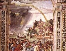 PINTURICCHIO Aeneas Piccolomini Leaves For The Council Of Basle. 