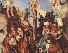 Cranach d.a. The crucifixion, 1500-03, 58.3x45 cm, Kunsthist. ������, ����� �������