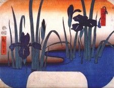 hiroshige iris 1856. ��������