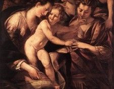 PROCACCINI Giulio Cesare The Mystic Marriage Of St Catherine. ����������, Giulio Cesare