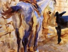 Sargent John Singer Saddle Horse Palestine. ,  