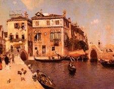 Ortega Martin Rico y A Venetian Afternoon. --- Y