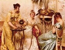 Soulacroix Frederic The Tea Party. Soulacroix, ��������