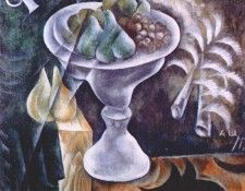 shevchenko still life, fruits 1913. 