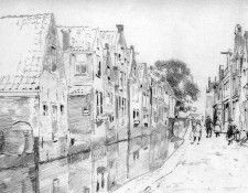 Vreedenburgh Cornelis Canal In Dutch Town Sun. Vreedenburgh, 