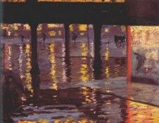 clark,kate blue corner portrait (the elevated train) c1906. , 