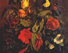 courbet still life of flowers 1863. �����, ������