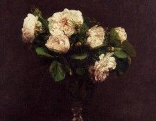 Fantin Latour Henri White Roses. -, ---