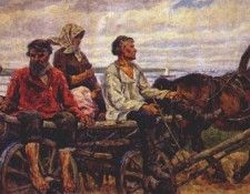 konchalovsky returning from market (novgorod) 1926. ������������, ����