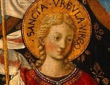 Gozzoli Saint Ursula with Angels and Donor, 1455, 47x28.6 (3. , 