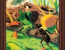MS 30th 015 The Ant and the Grasshopper. , 