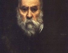 TINTORETTO SJALVPORTRATT,1588 CIRCA,LOUVRE. ����������, �����