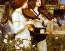 Ang20012 Saint Cecilia-John William Waterhouse-sqs. ,  