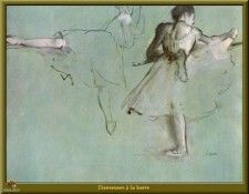 PO Degas 08 Danseuses  la barre(1876-1877). , --