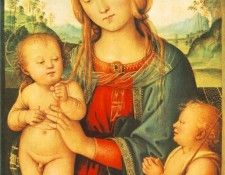 Perugino Pietro Madonna with Child and Little St John 1505 10. ���������, ������