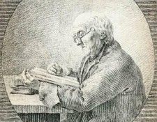 FRIEDRICH Caspar David Adolf Gottlieb Friedrich Reading. ,  