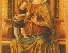 CRIVELLI VIRGIN AND CHILD ENTHRONED, MUSEUM OF FINE ARTS, BU. �������� �����