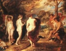 Rubens The Judgment of Paris c.1636 NG London. ,  